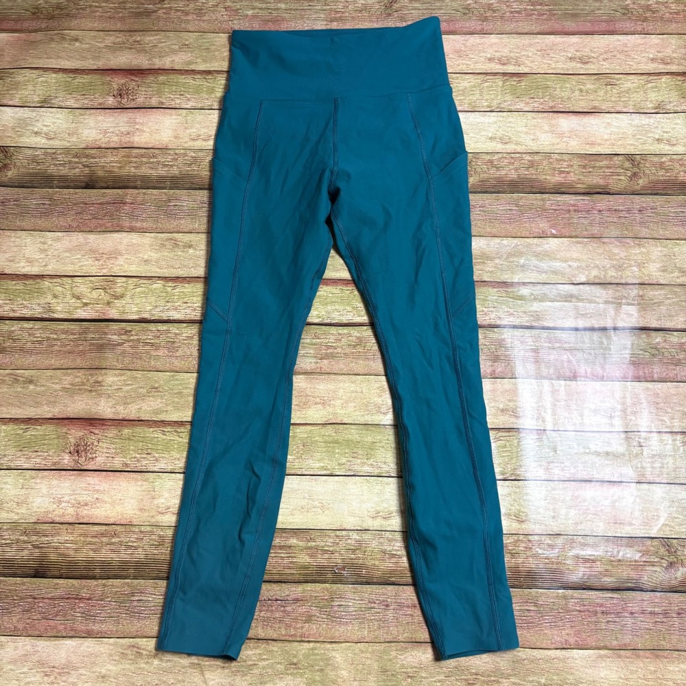 Lorna Jane Teal High Waisted Active Leggings with Pockets XXS - Picture 4 of 7
